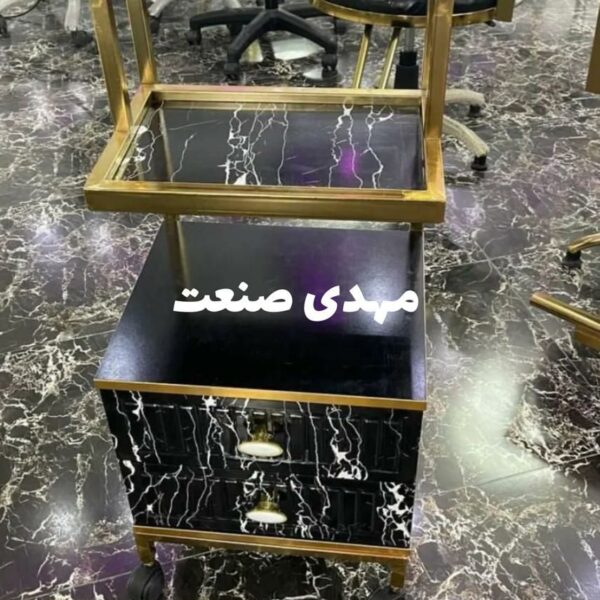 ترولی ارایشگاهی فلزی