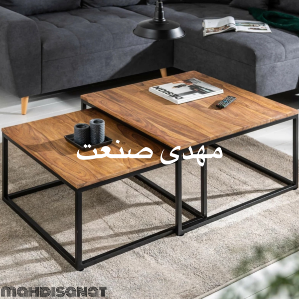 میز پذیرایی بسته دو عددی